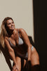 Curve model Bree McCann in Stripe Code B Bikini 